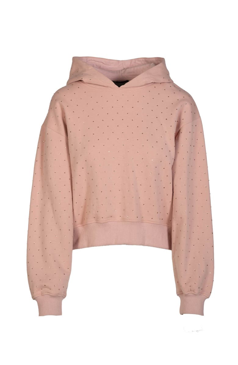 Generation Love Renae Crystal Hoodie, Alternate, color, Dusty Pink