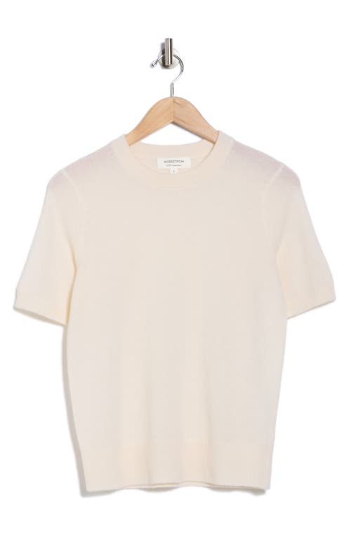 Nordstrom Short Sleeve Cashmere Sweater In Multi