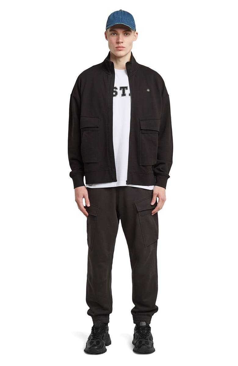 G-STAR Rovic Zip 3D Loose Cargo Joggers, Alternate, color, Dark Black
