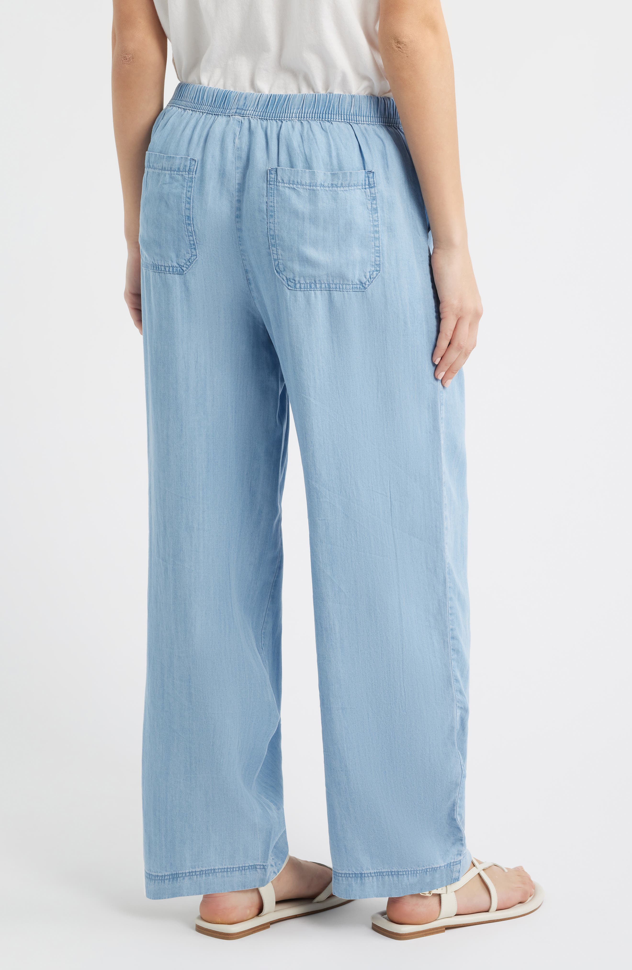 Isabeli Chambray Drawstring Pants - image 4