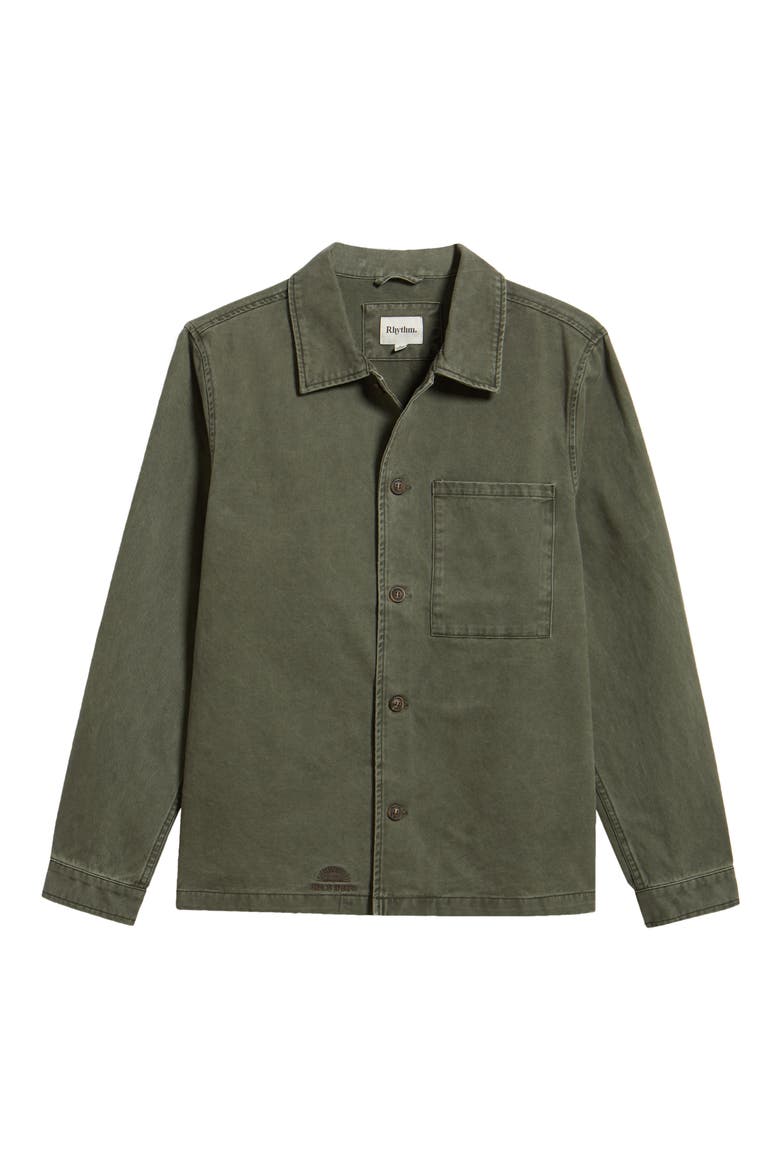 Field Guide Long Sleeve Button-Up Shirt, Main, color, STONE