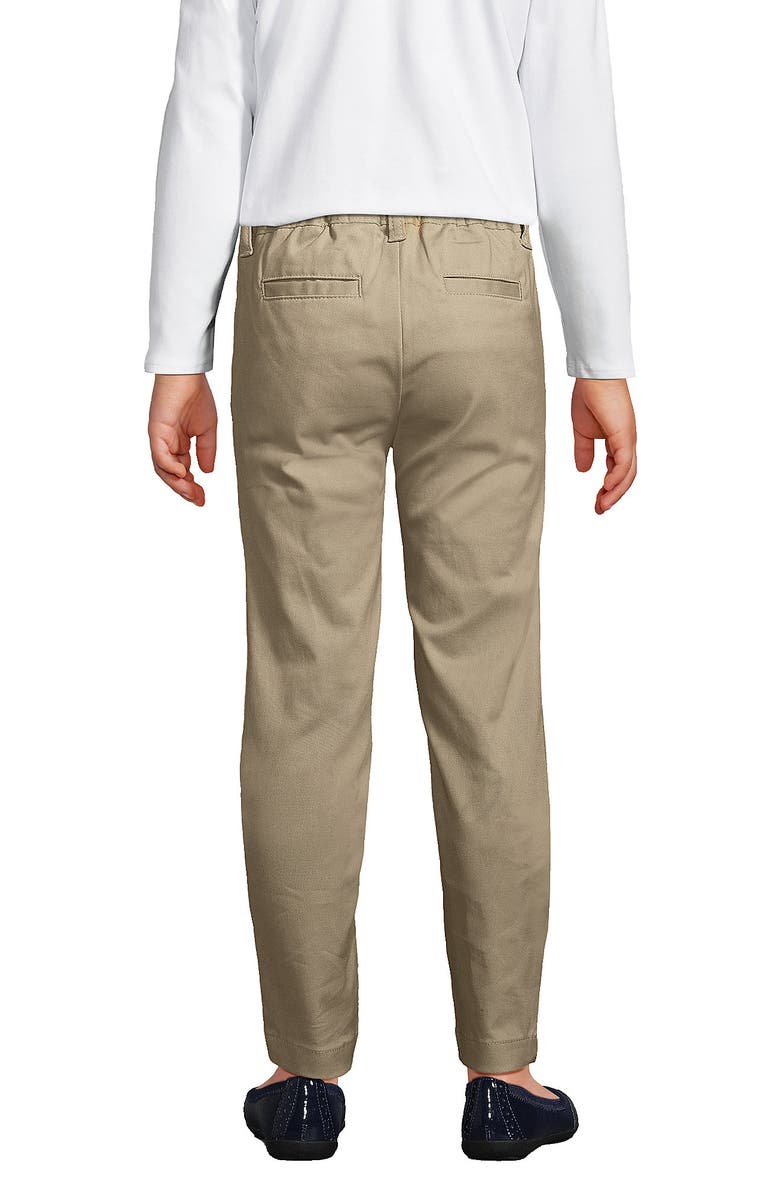 Lands' End Girls Slim Fit Stretch Chino Pants, Alternate, color, 