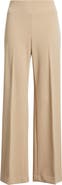 Anne Klein High Waist Pull On Wide Leg Pants