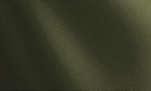 After Six Scarf Detail One-shoulder Satin Charmeuse Column Gown In Green