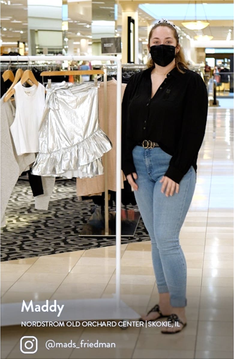 High Waist Wrap Miniskirt, sales video thumbnail