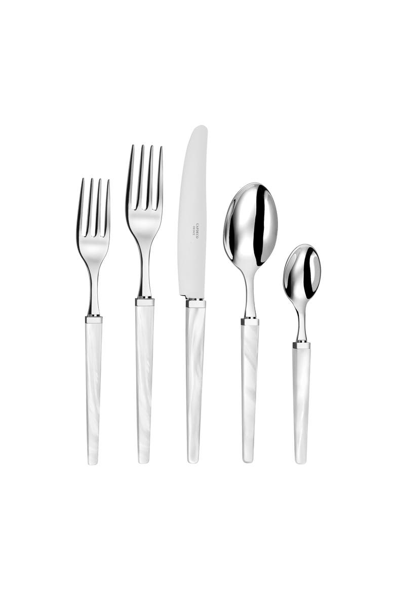 Quio - 5 Piece Place Setting, Main, color, White