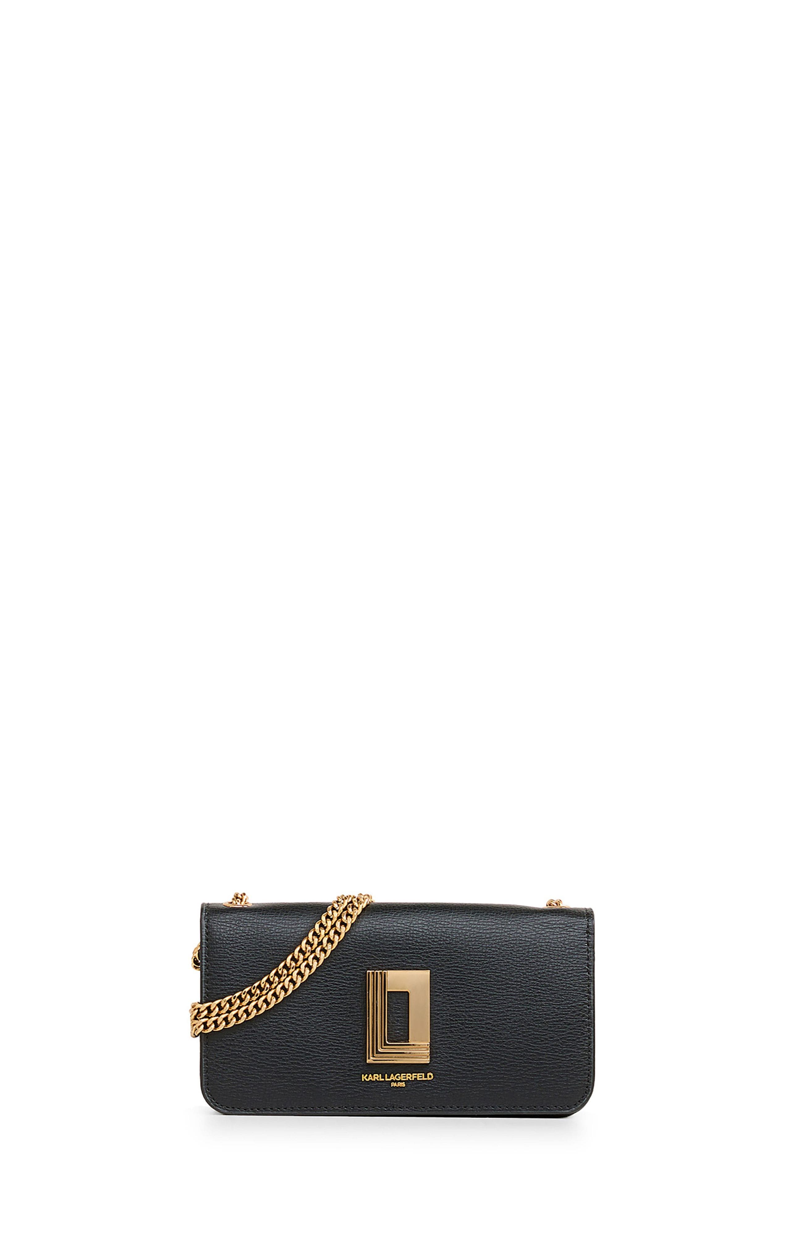 Kosette Shoulder Bag, Main, color, Black/Gold