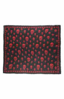 Alexander McQueen Puma Skull Print Square Scarf