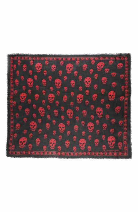 Alexander McQueen Puma Skull Print Square Scarf