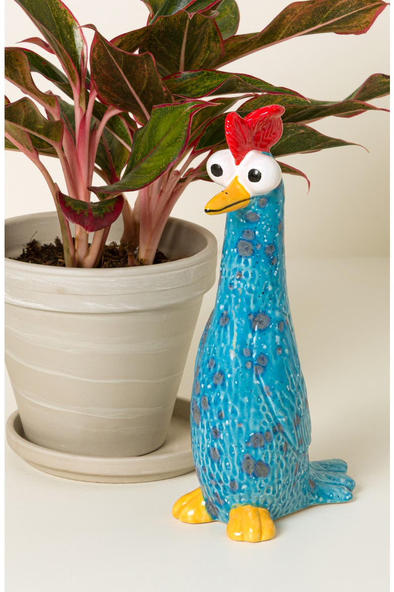 Ceramic Garden Hen by Goose and Company Ltd, Alternate, color, Multi