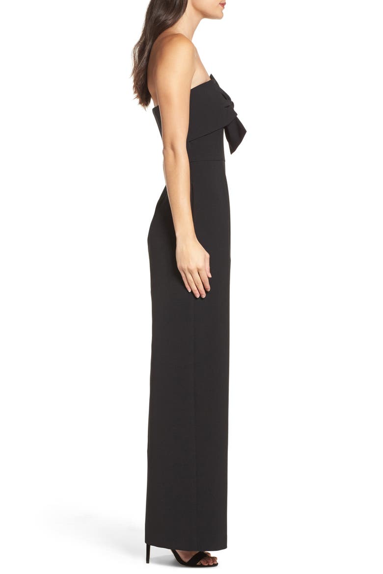 Strapless Jumpsuit, Alternate, color, BLACK