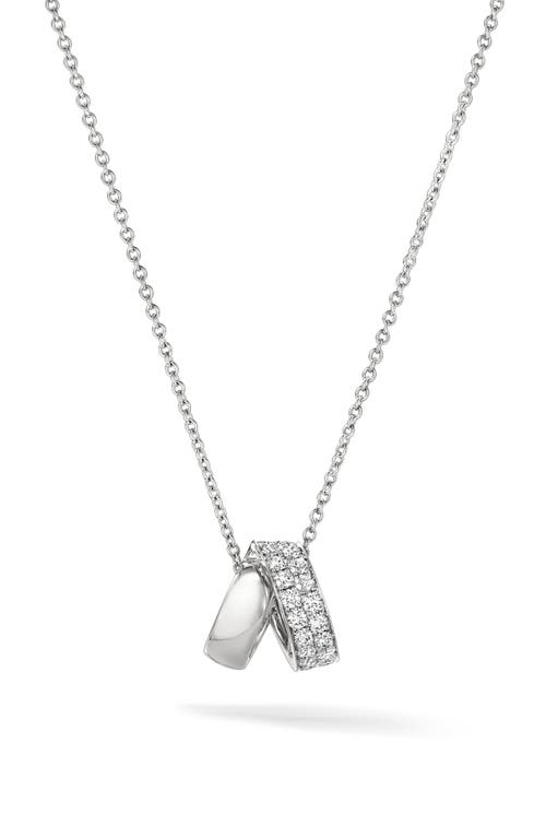 Hearts On Fire Inside Out Spiral Diamond Pendant Necklace