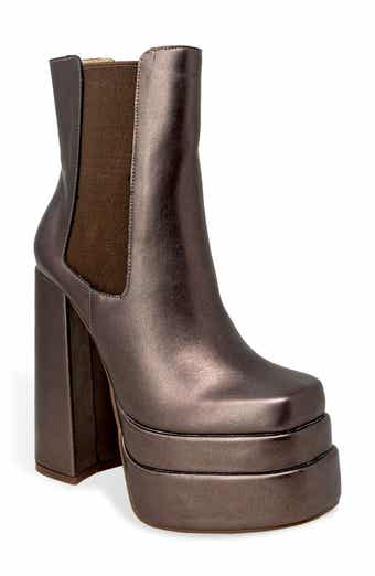 CHASE AND CHLOE Double Platform Chunky Boot