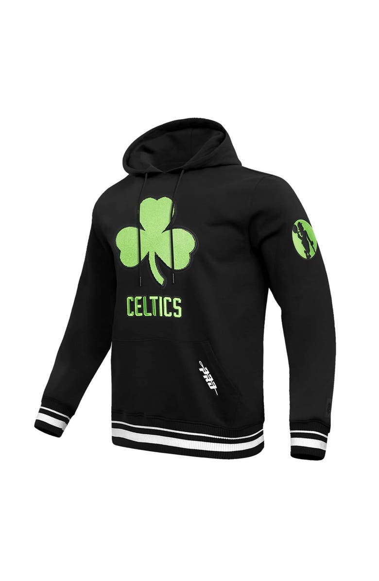 PRO STANDARD Men's Pro Standard Black Boston Celtics 2024/25 City Edition Pullover Hoodie, Alternate, color,