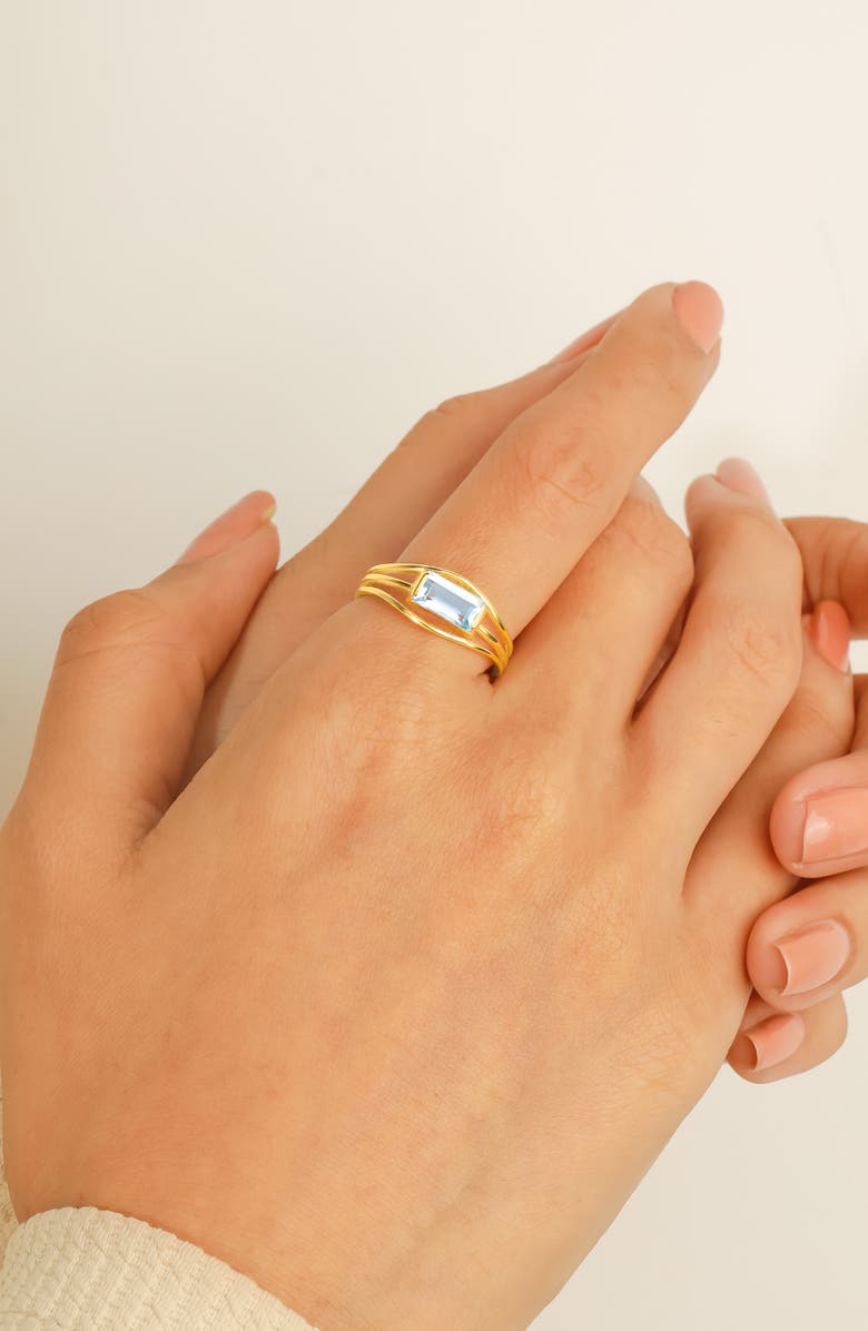 YS GEMS Semiprecious Stone Ring, Alternate, color, Blue