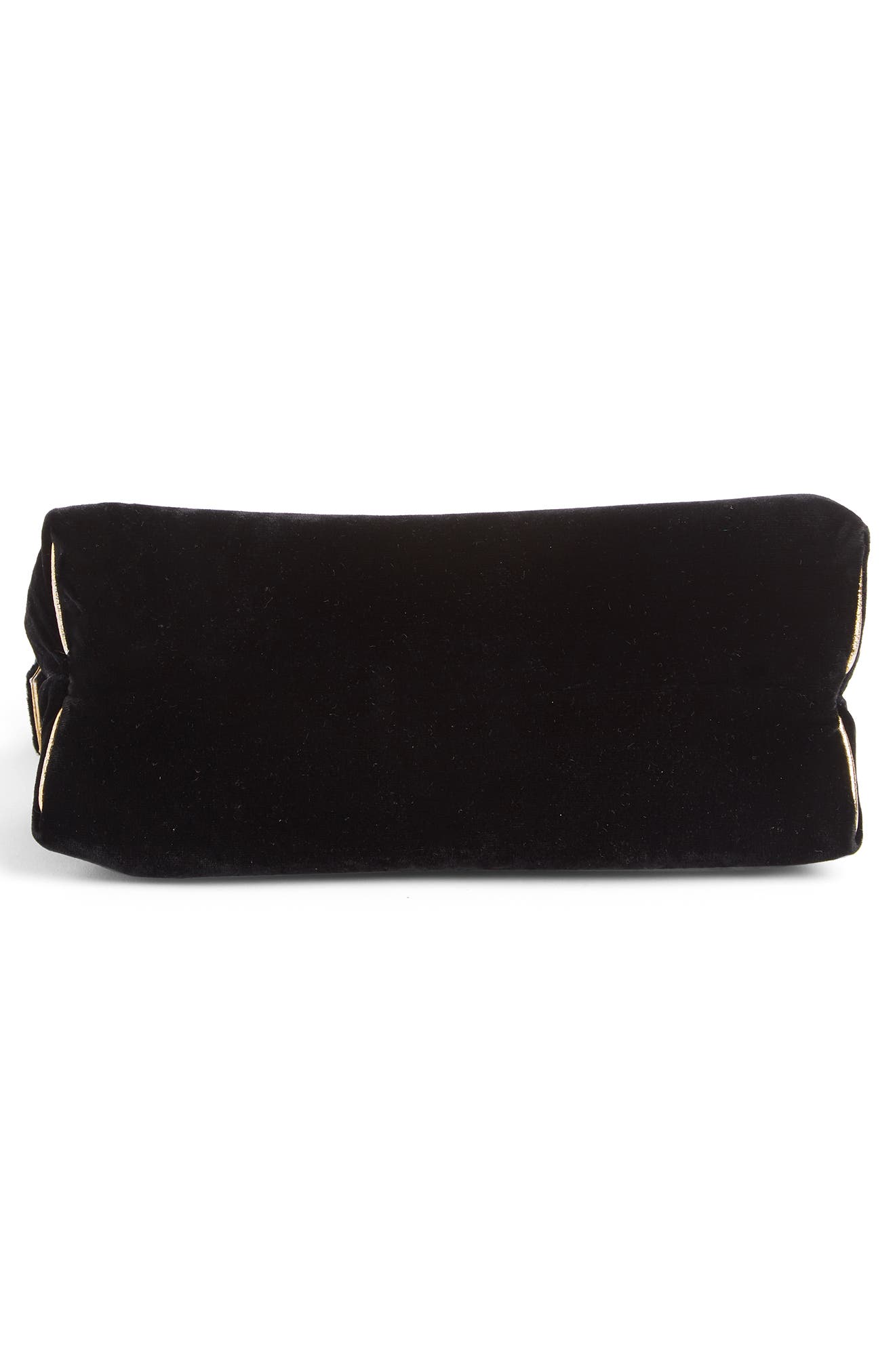 Dries Van Noten Small Puff Velvet Clutch, Alternate, color, 