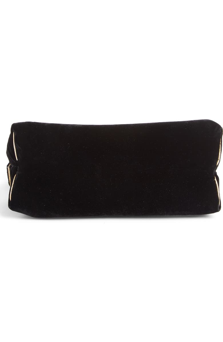 Dries Van Noten Small Puff Velvet Clutch, Alternate, color,