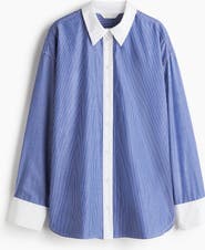 H&M Oversized Poplin Shirt