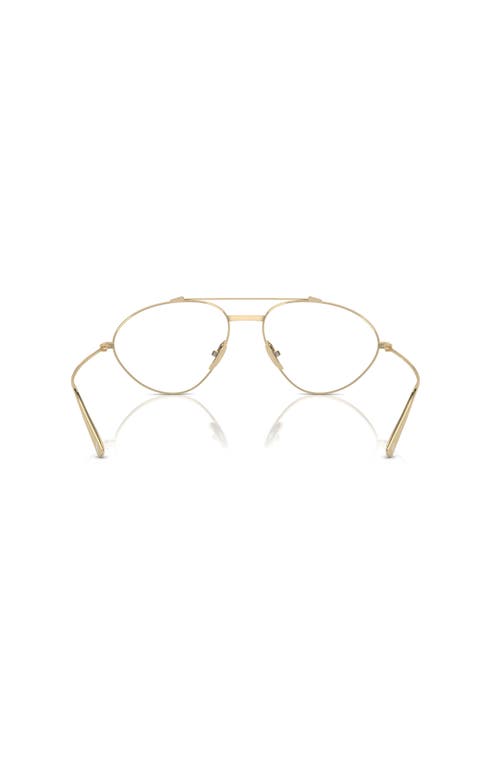 Ferrari 58mm Irregular Optical Glasses In Gold
