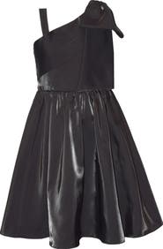 Iris & Ivy Kids' One Shoulder Shimmer Dress