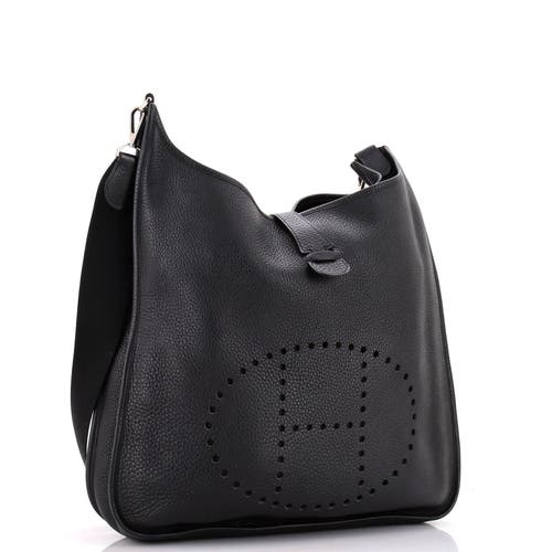 Pre-owned Hermes Hermes Evelyne Bag Gen Ii Clemence Tgm In Black