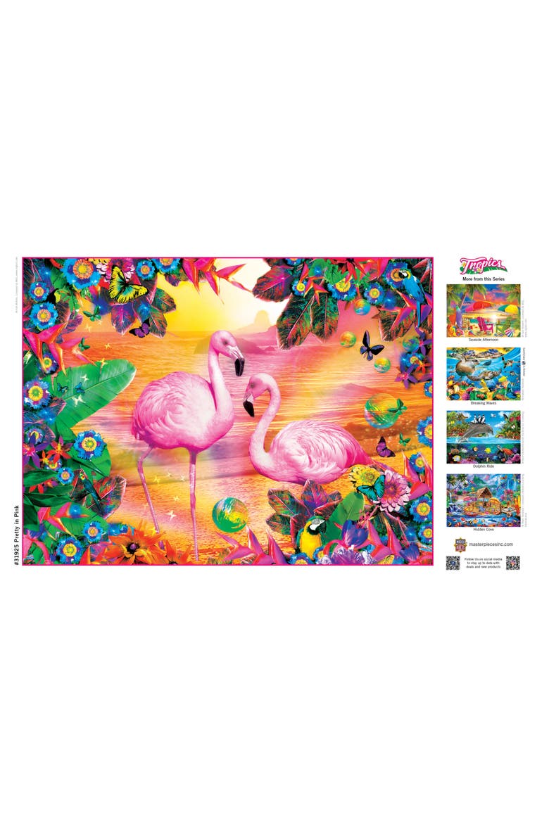 Pretty in Pink 300 Piece Jigsaw Puzzle, Alternate, color, Multicolor