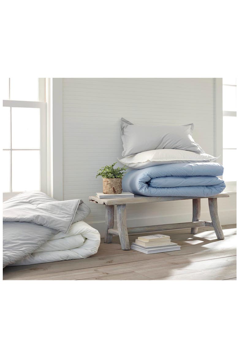 Pure 200 Thread Count Comforter Set, Alternate, color, LIGHT BLUE