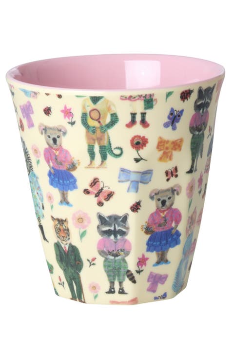 x Nathalie Lété Set of 4 Melamine Kids' Cup
