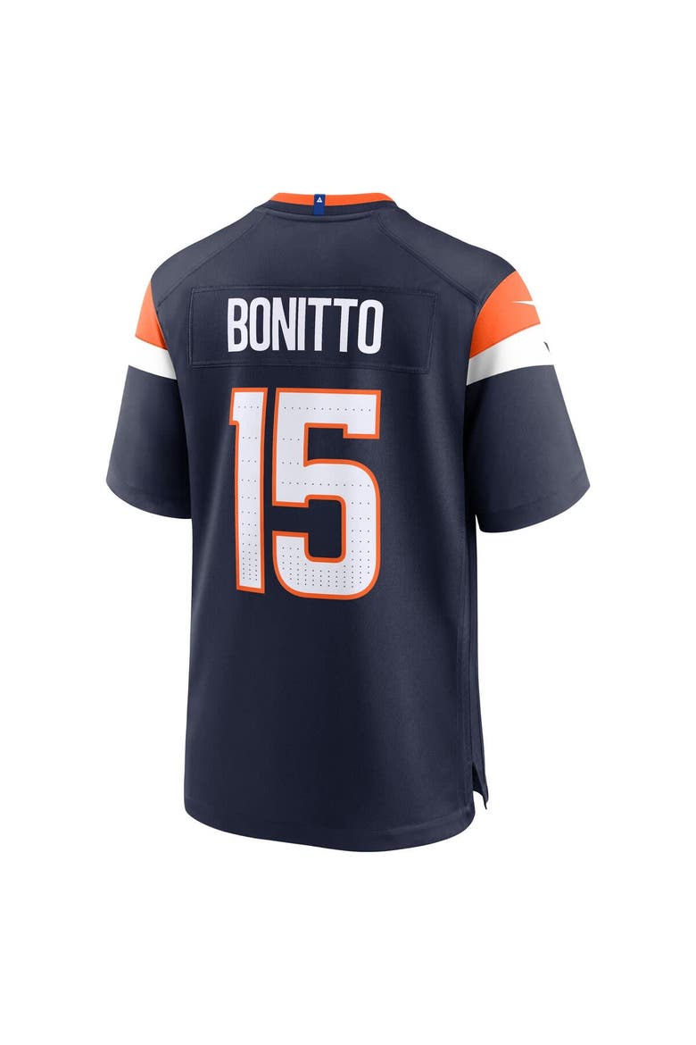 Men's Nike Nik Bonitto  Navy Denver Broncos Alternate Game Jersey, Alternate, color, Navy