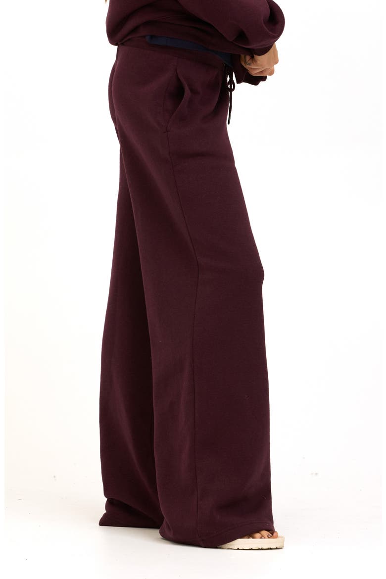 Mora Fleece Sweatpants, Alternate, color, ULTRA MAROON