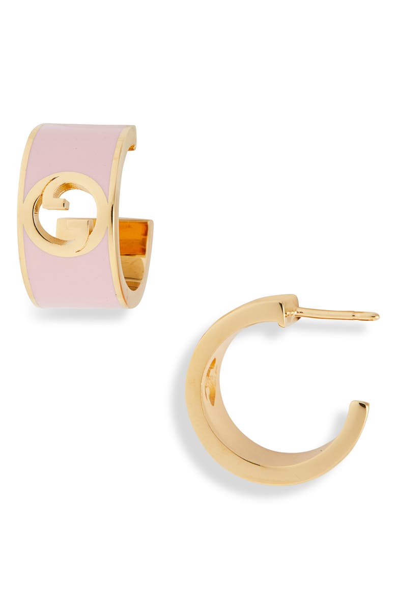 Gucci Small Blondie Hoop Earrings, Main, color,