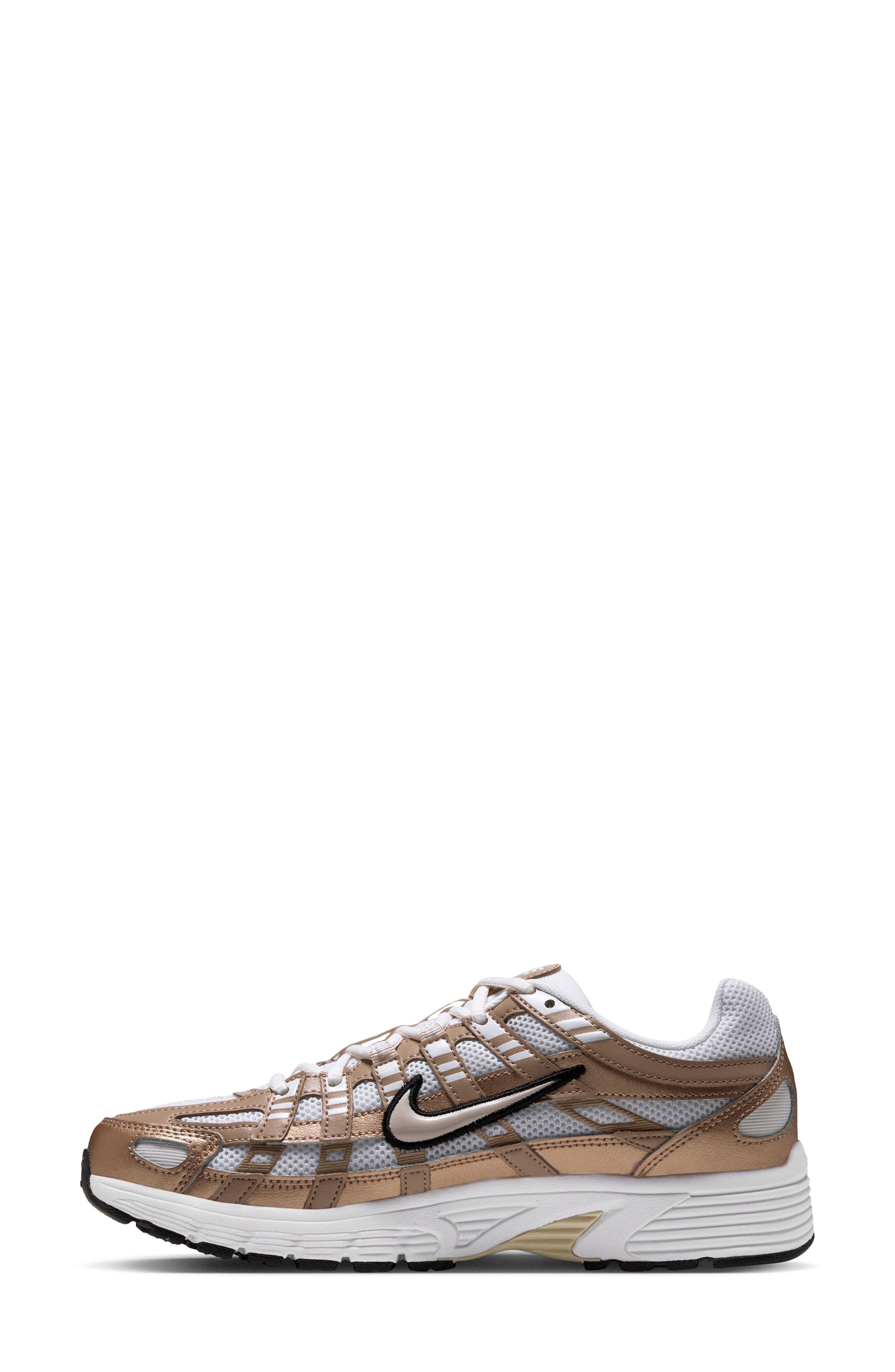 P-6000 Sneaker, Alternate, color, WHITE/ BLUR/ BLACK/ SANDDRIFT