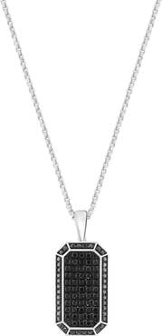 EFFY Spinel Pavé Tag Pendant Necklace