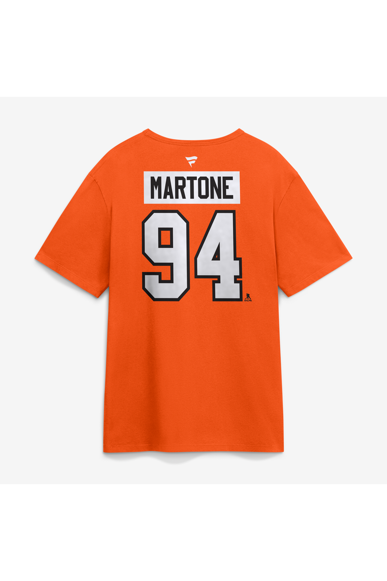 Men's Fanatics Porter Martone Orange Philadelphia Flyers Authentic Stack Name & Number T-Shirt, Alternate, color, Orange
