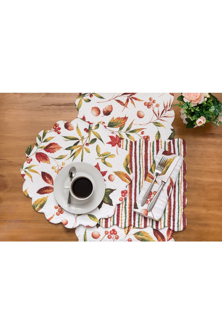 Camilla Table Runner 14" x 51", Alternate, color, Orange