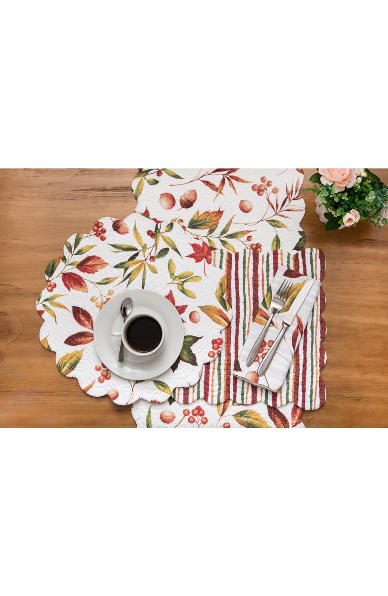 C&F Home Camilla Table Runner 14" x 51", Alternate, color, Orange