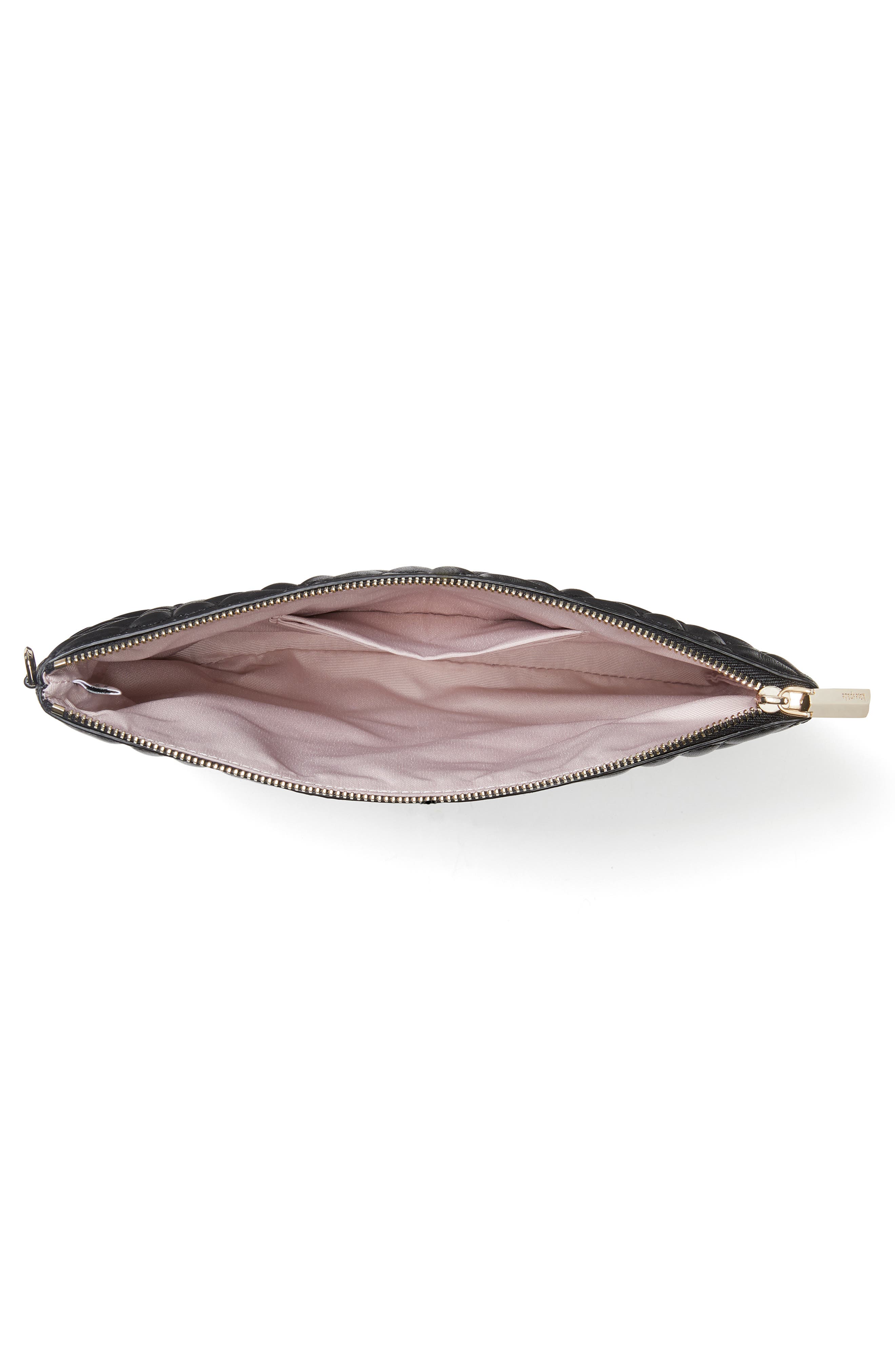 Kate Spade New York bloom quilted leather wristlet, Alternate, color, 