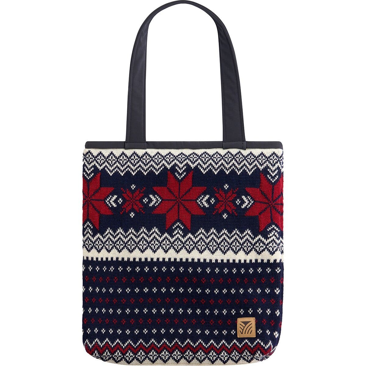 Egersund Tote Bag, Main, color, Marine/Offwhite/Red