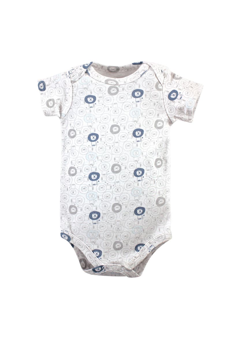 Cotton Bodysuits 7-Pack, Alternate, color, Safari