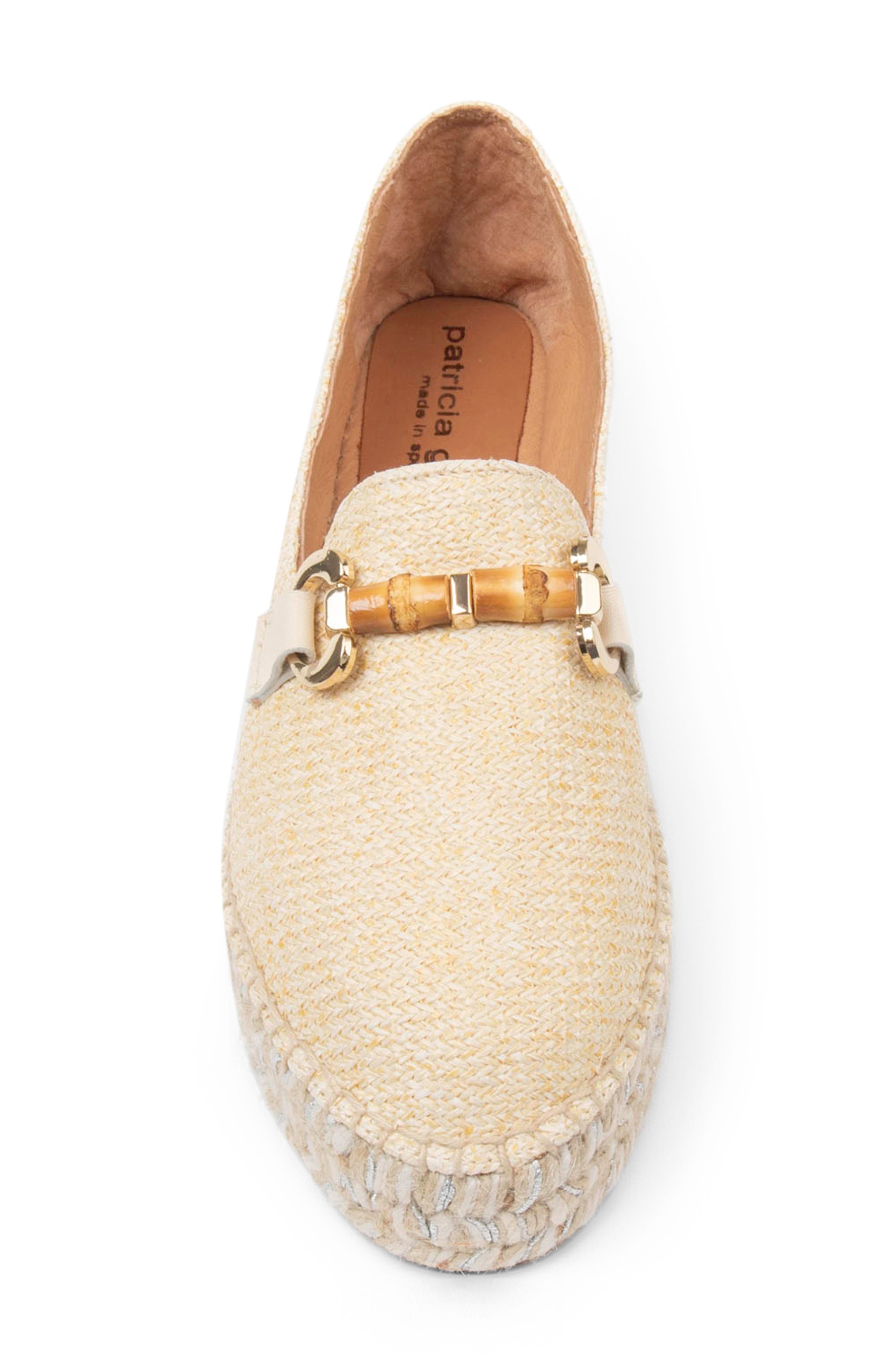 patricia green Avery Platform Loafer, Alternate, color, Beige Raffia