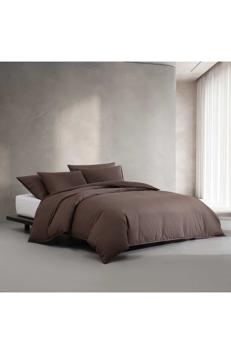 Calvin Klein Washed Percale Comforter
Sham Set, Alternate, color, Earth