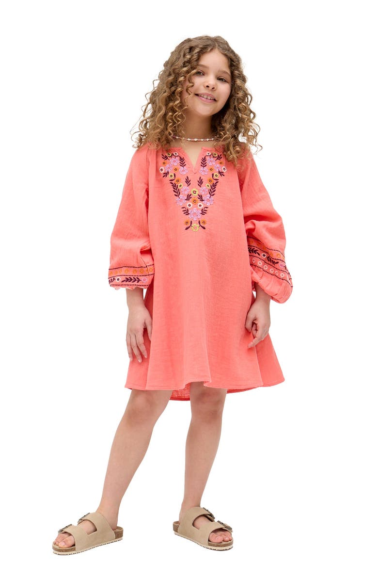 Raffya Kids Lavender Dress, Alternate, color, Orange