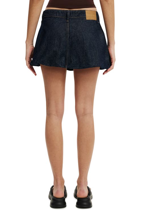 Cotton On Bubble Denim Skirt In Blue