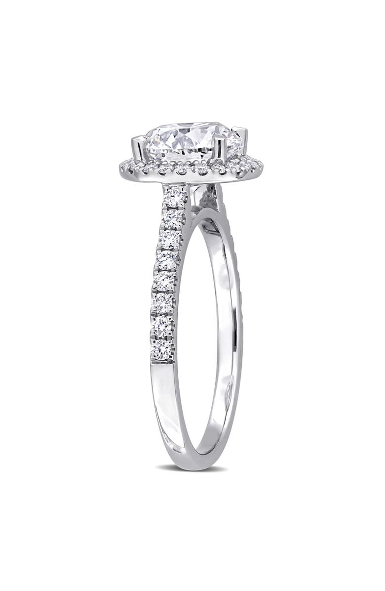 Julianna B. 2-3/8 CTW Lab-Grown Diamond Halo Ring 14k, Alternate, color, White Gold