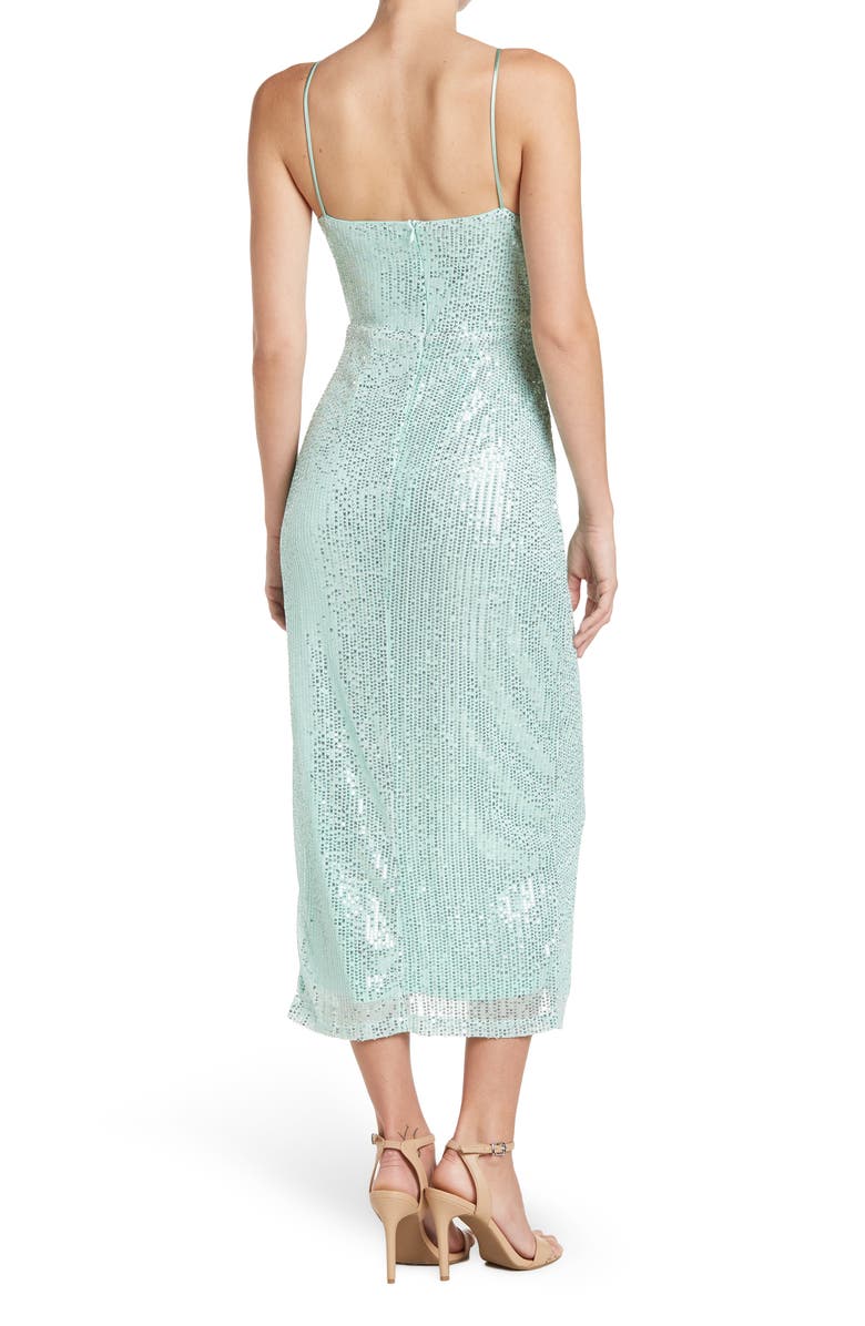 AREA STARS Sequin Embellished Midi Dress, Alternate, color, 