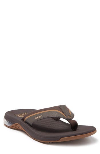 Reef Anchor Flip-flop Sandal In Brown/gum