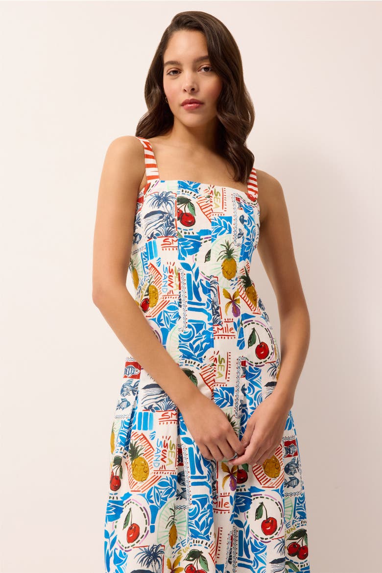 Dixon Dress, Alternate, color, Postcard