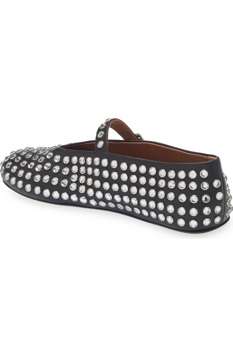 Alaïa Rhinestone Ballet Flat, Alternate, color, Noir-999