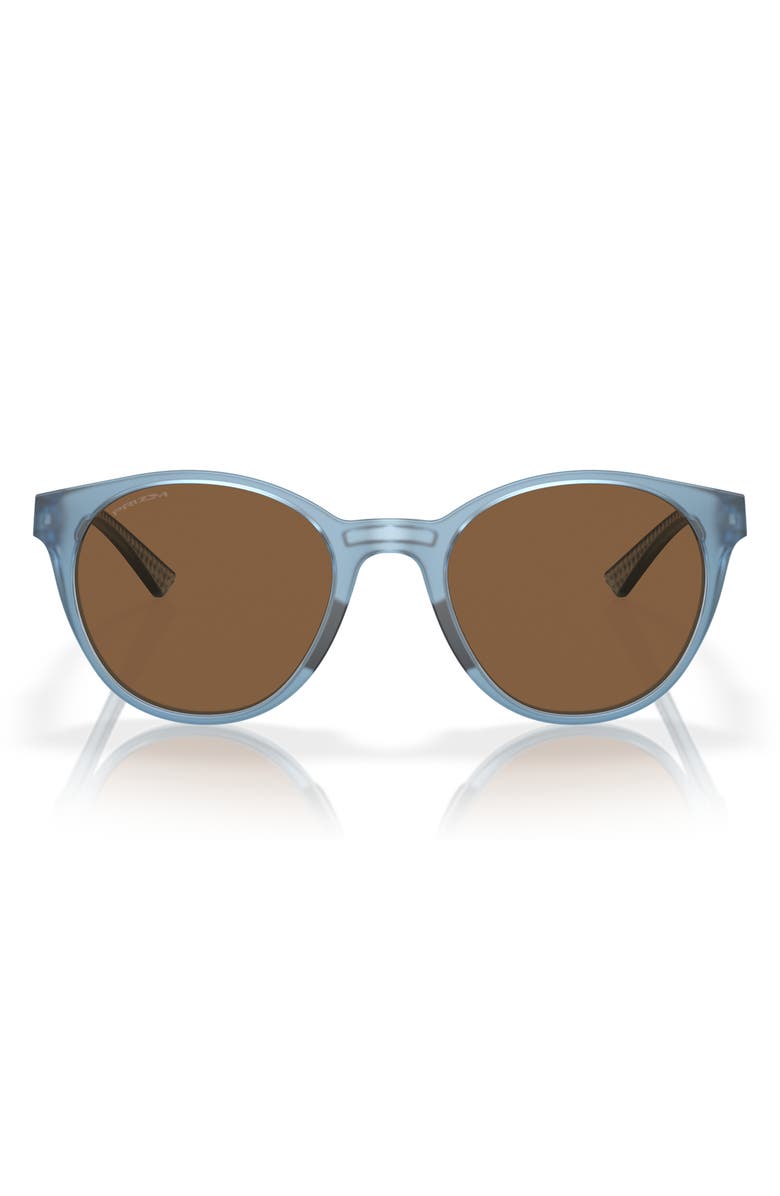 Oakley Spindrift 52mm Prizm<sup>™</sup> Round Sunglasses, Main, color, Blue/ Bronze