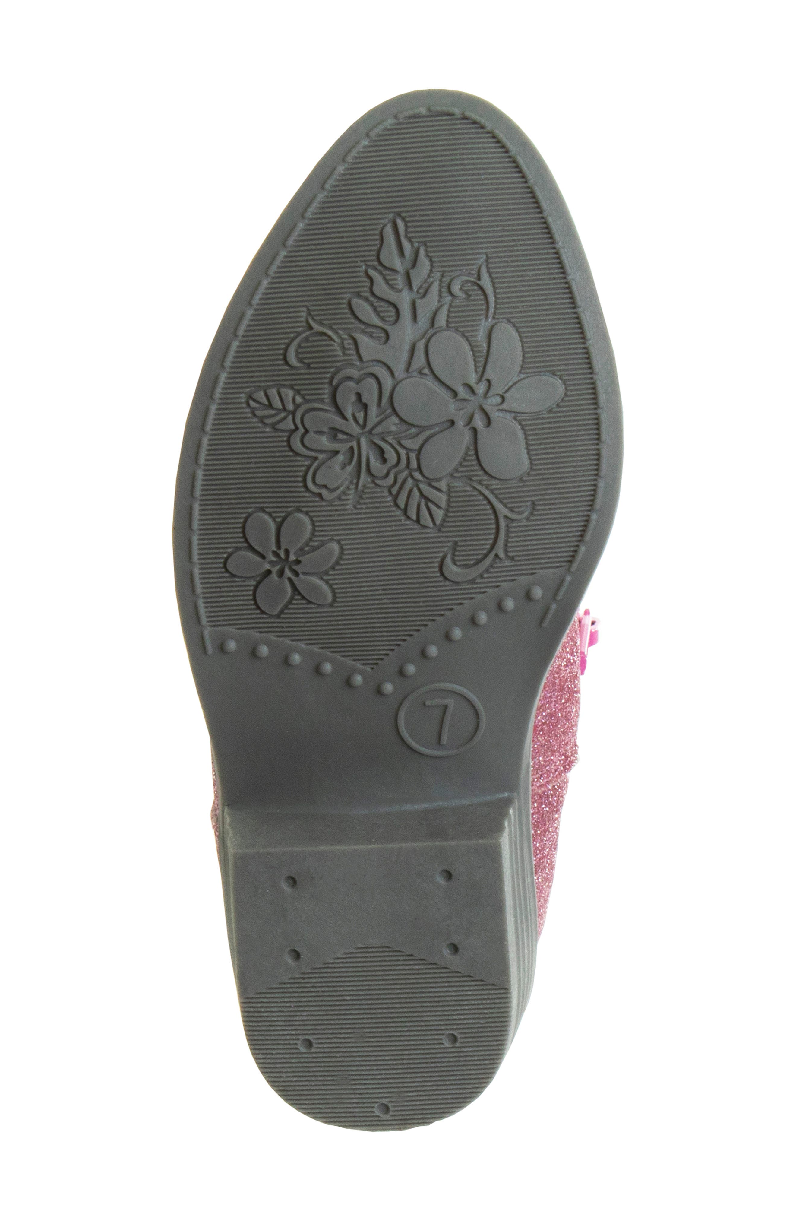 JOSMO Kids
 Disney Minnie Mouse Western Boot, Alternate, color, Pink Glitter